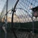 File photo of a sunrise over the Guantanamo detention facility at dawn, at the Guantanamo Bay U.S. Naval Base, Cuba.