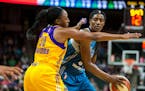 Minnesota Lynx center Sylvia Fowles, against Los Angeles earlier this month.