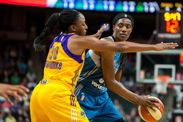 Minnesota Lynx center Sylvia Fowles, against Los Angeles earlier this month.