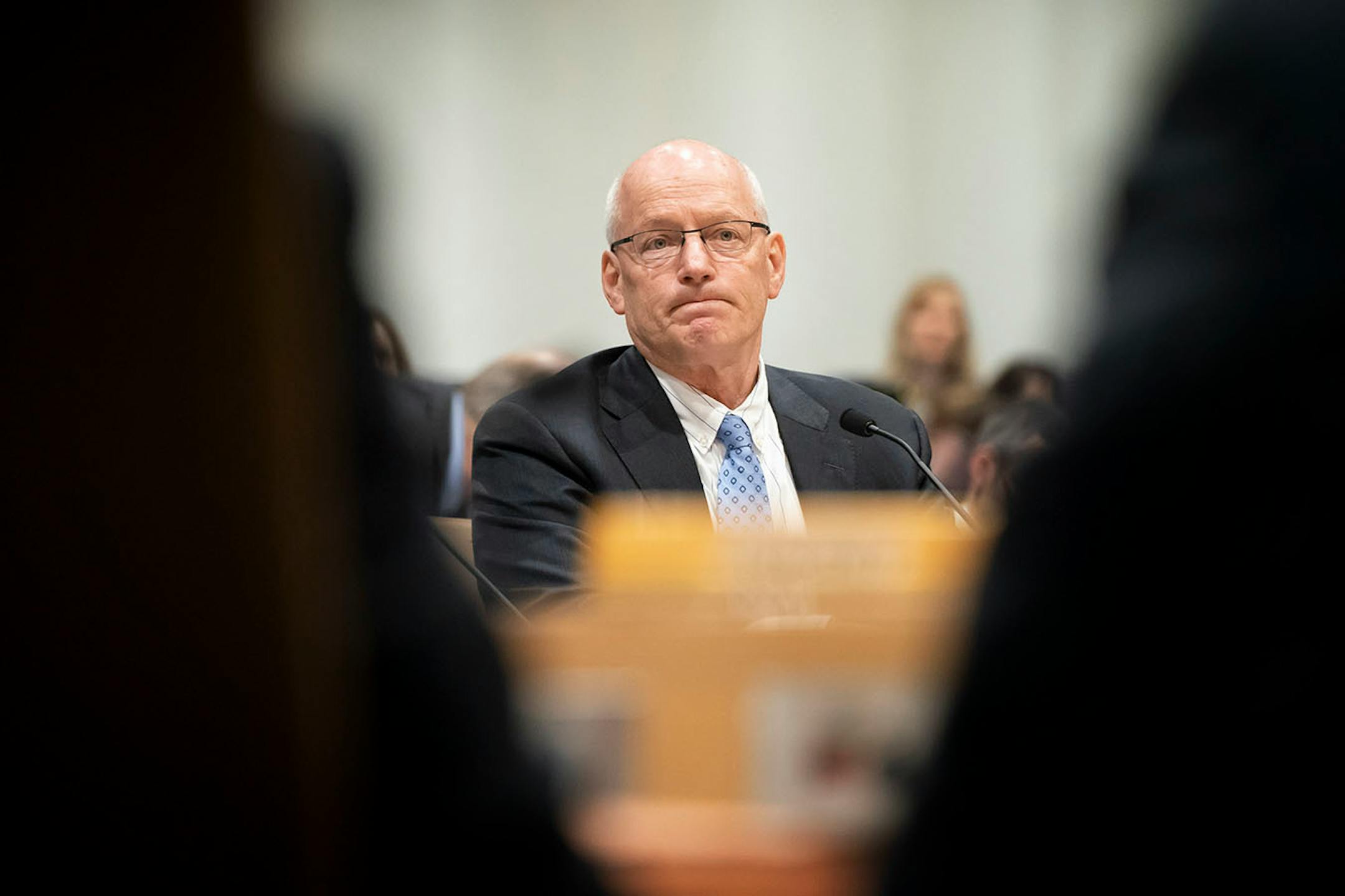 Commissioner Frans testified at an evening hearing of the Senate Finance Committee.