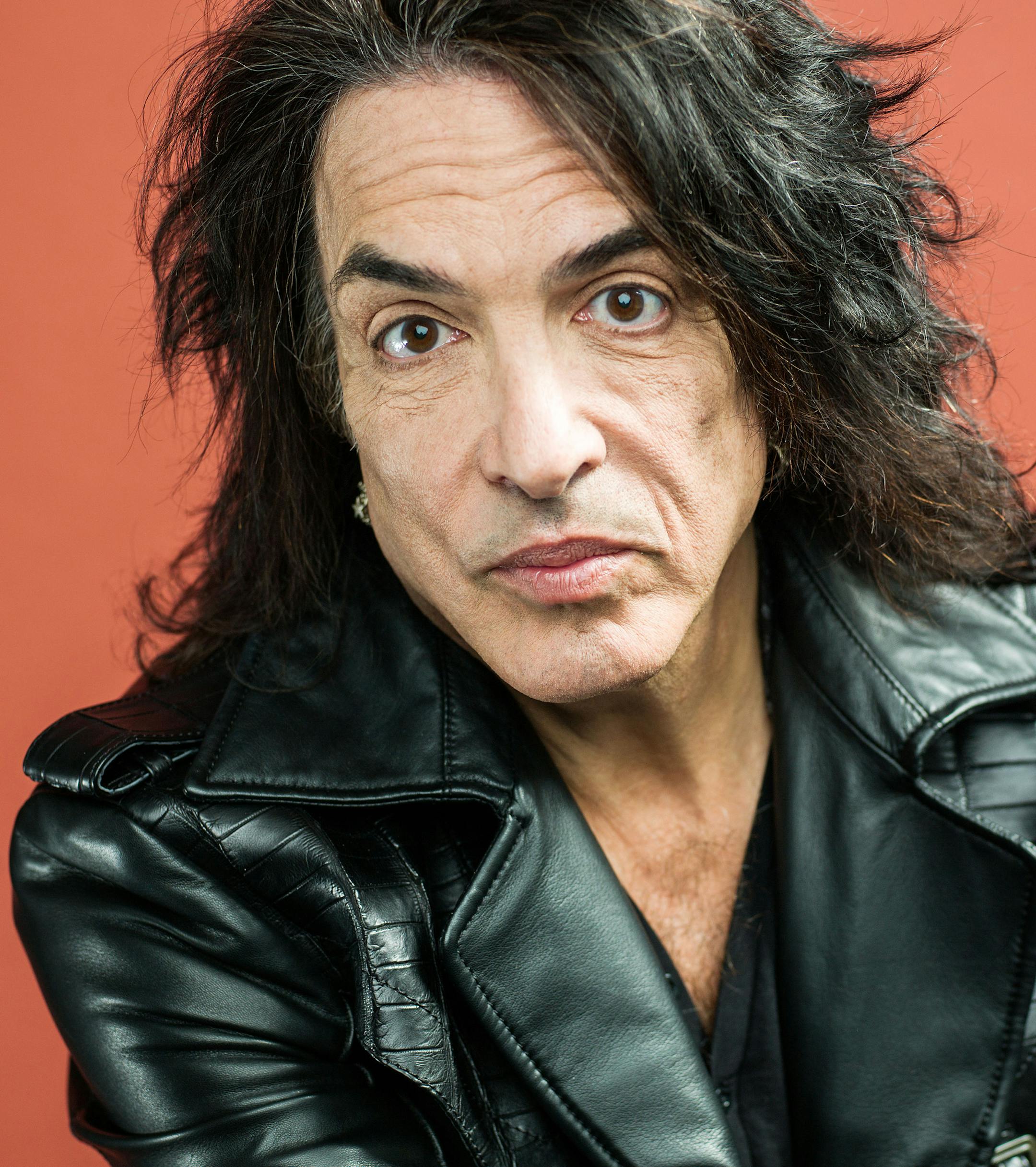 Best known as guitarist and frontman of the band "Kiss," musician Paul Stanley poses for a portrait, on Monday, April 7, 2014, in New York. (Photo by Scott Gries/Invision/AP)