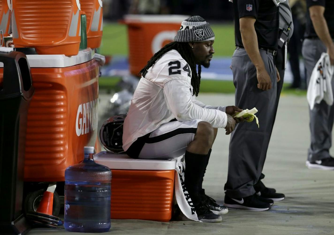 Oakland Raiders running back Marshawn Lynch