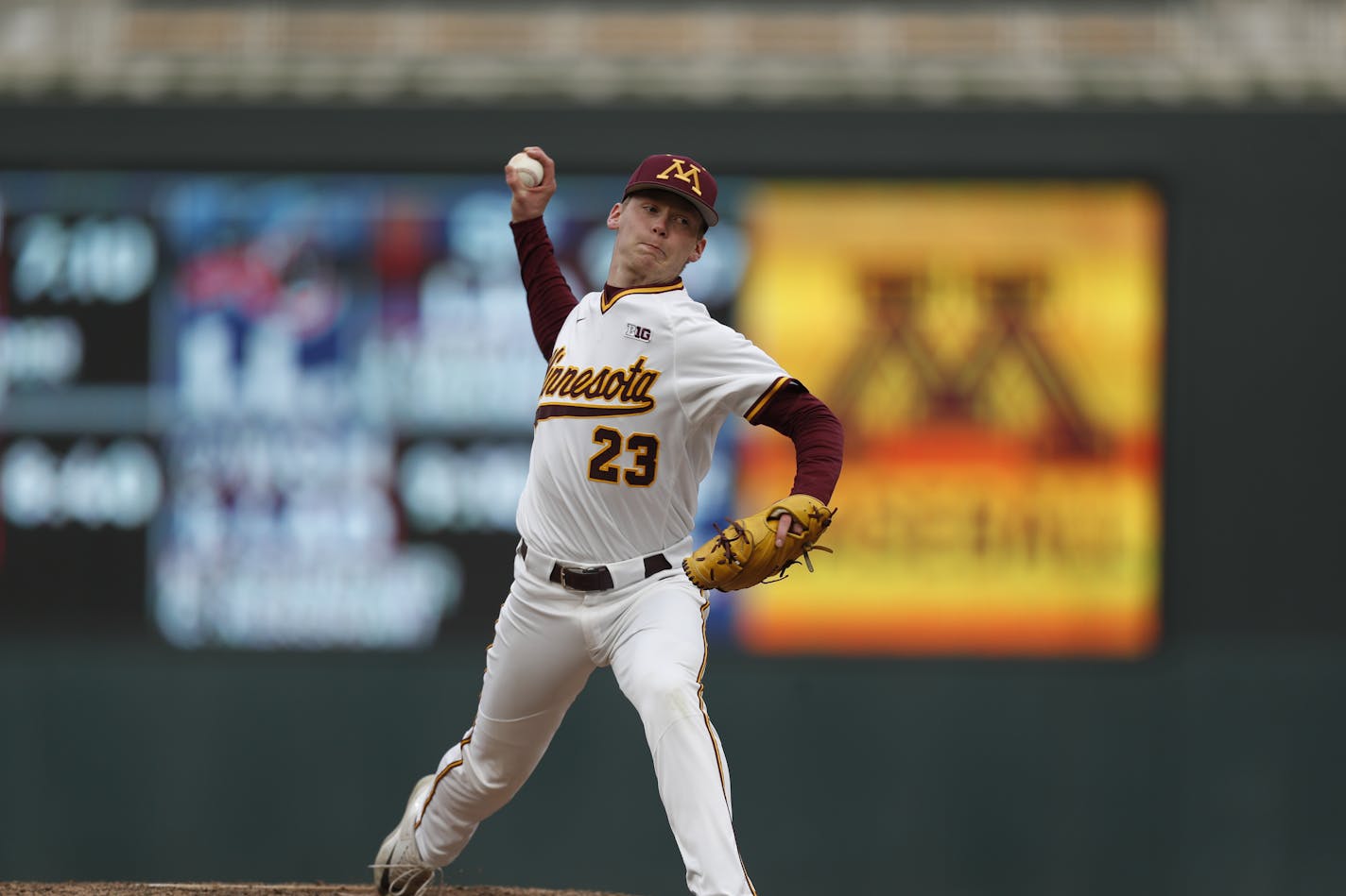 Gophers pitcher Max Meyer