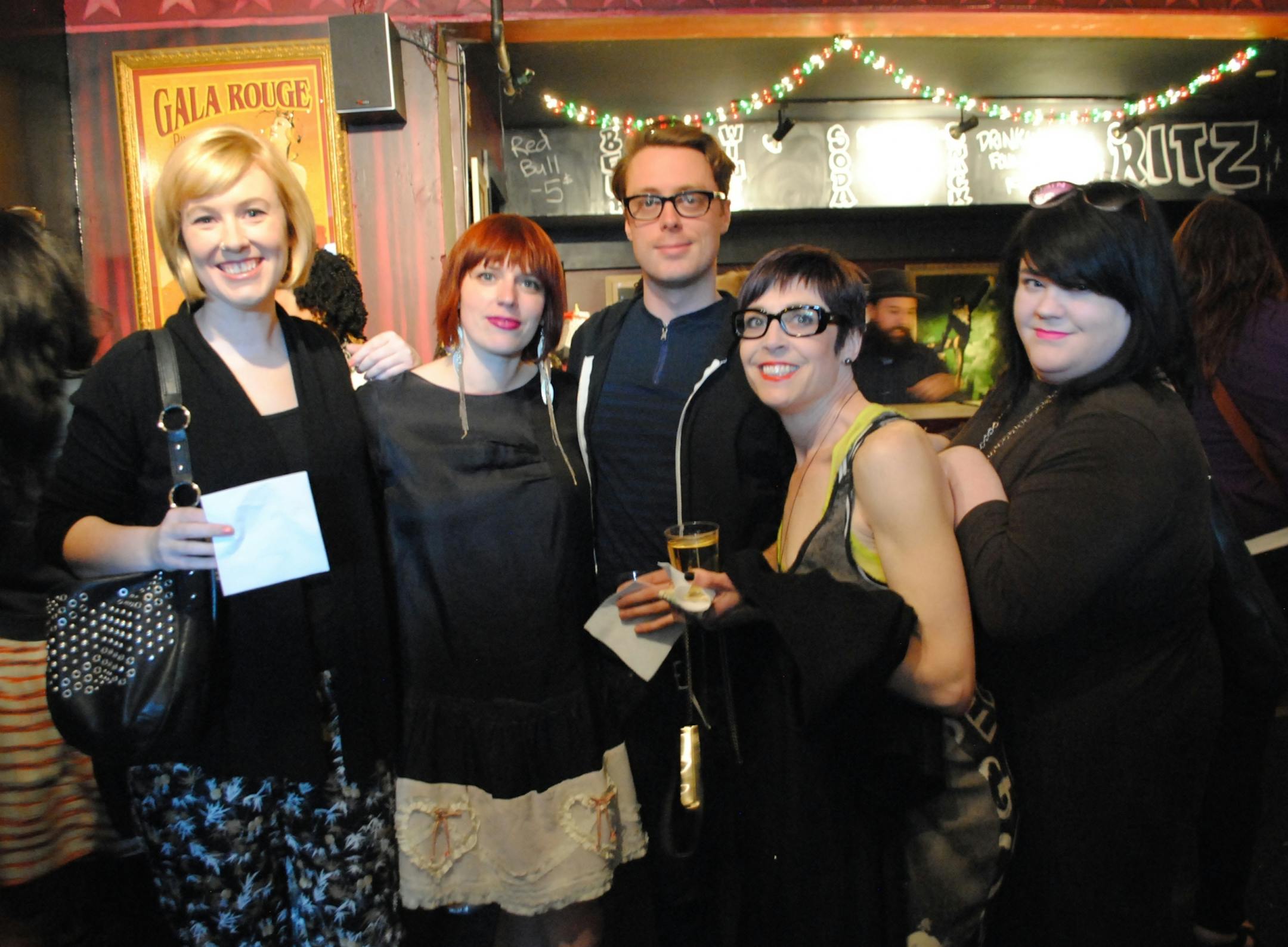 credit: Aimee Blanchette, Star Tribune Beth Hammarlund, Vanessa Messersmith, Jeremy Messersmith, Teri Anvid and Kate Iverson at the I Am Everything fashion show.