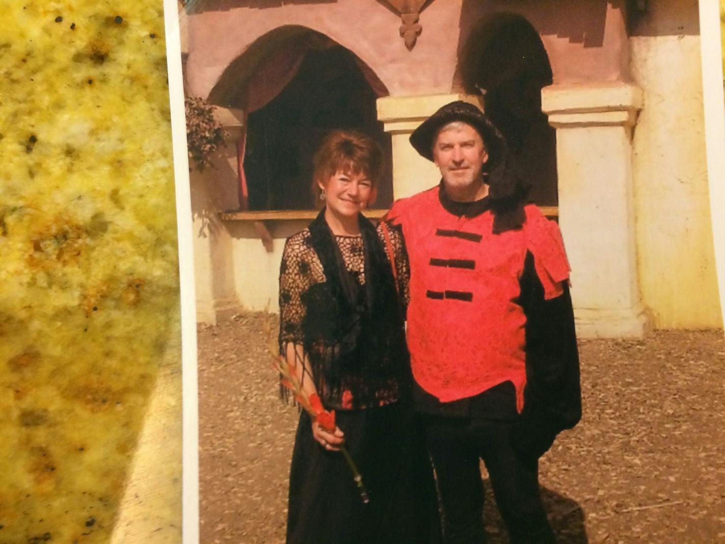 Castle enthusiasts Mecca and Dave Page on their first date, to the Renaissance Festival.