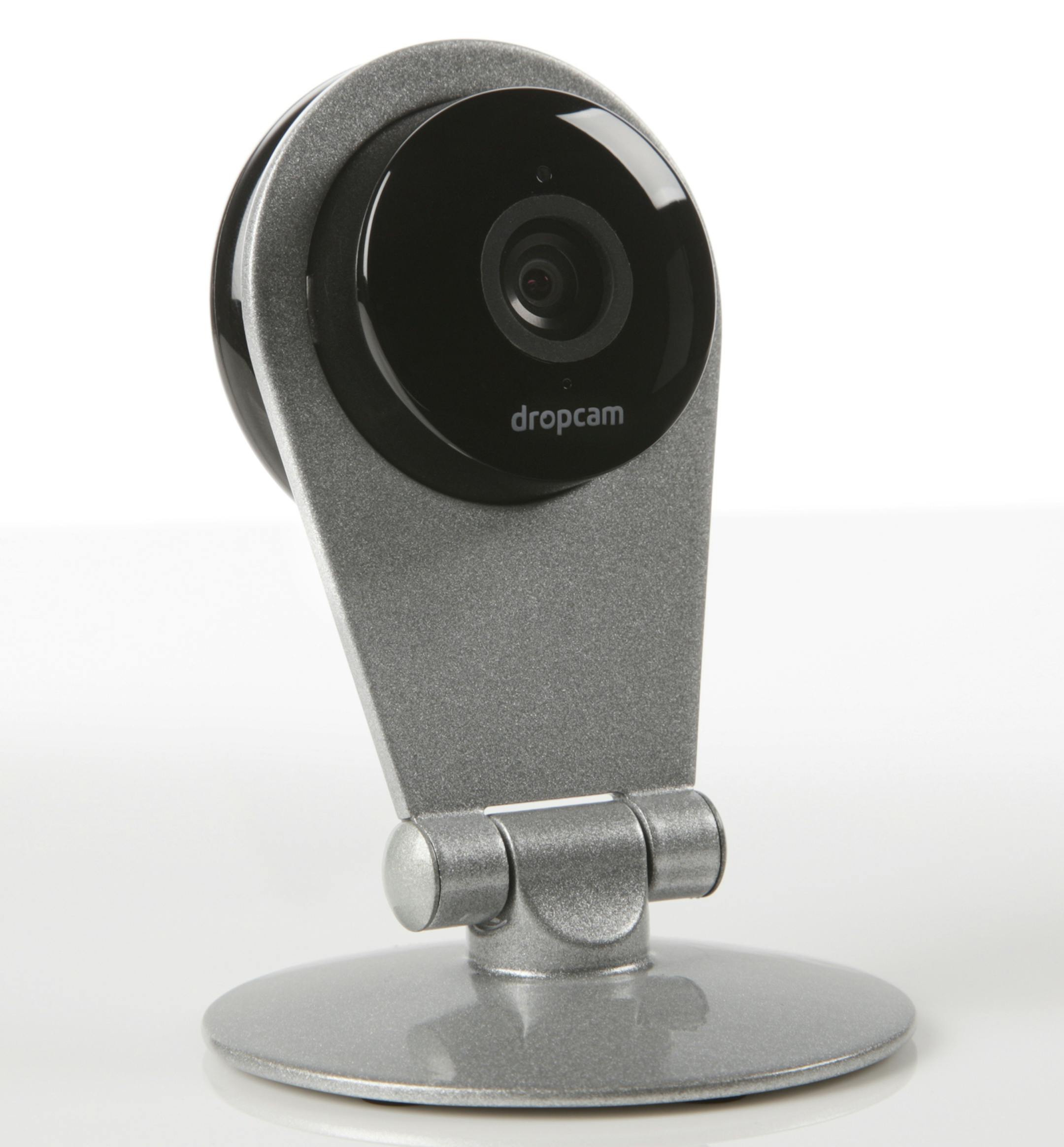 An undated handout photo of the Dropcam HD surveillance camera. The $150 camera aims to hit the middle ground, serving as a decent child monitor or home security camera. (Handout via The New York Times) -- NO SALES; FOR EDITORIAL USE ONLY WITH STORY SLUGGED CIR-GEEK-NOTES. ALL OTHER USE PROHIBITED.