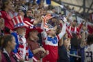 USA fans cheered on the U.S. women's national team as they took on Portugal at Allianz Field, Tuesday, September 3, 2019 in St. Paul, MN.