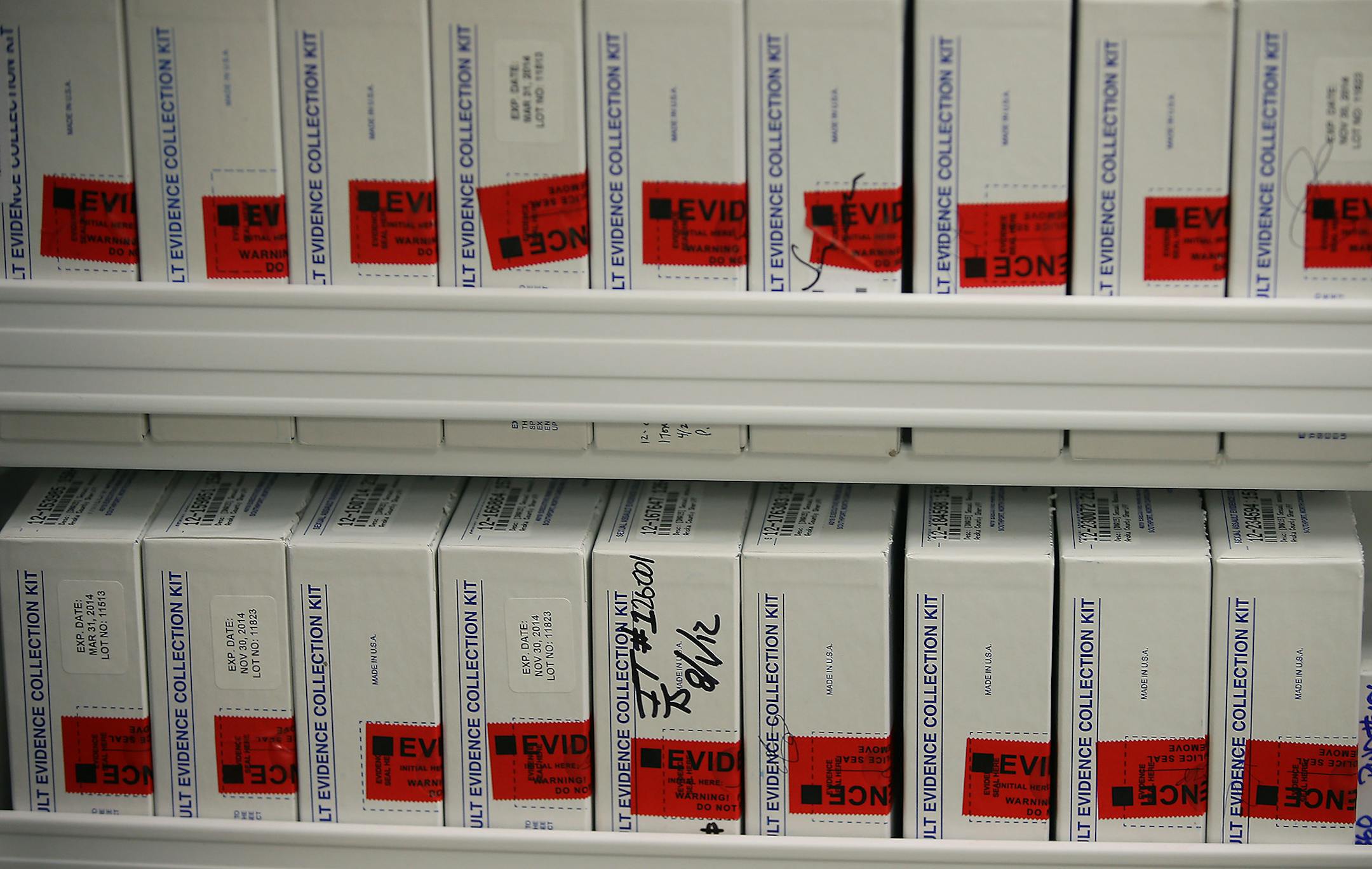 Some rape kits sit untested on the shelf for decades.