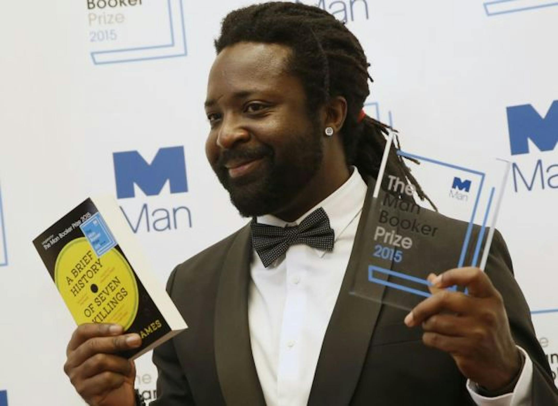 Marlon James. Associated Press photo by Alastair Grant