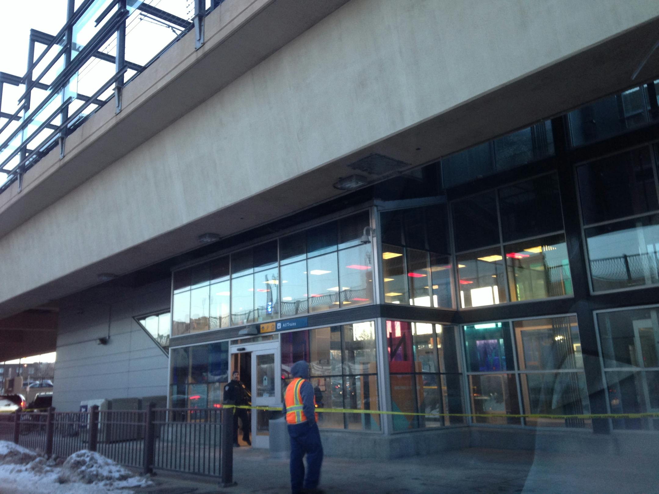 A man was fatally stabbed at the Lake Street Station light-rail stop Saturday afternoon.