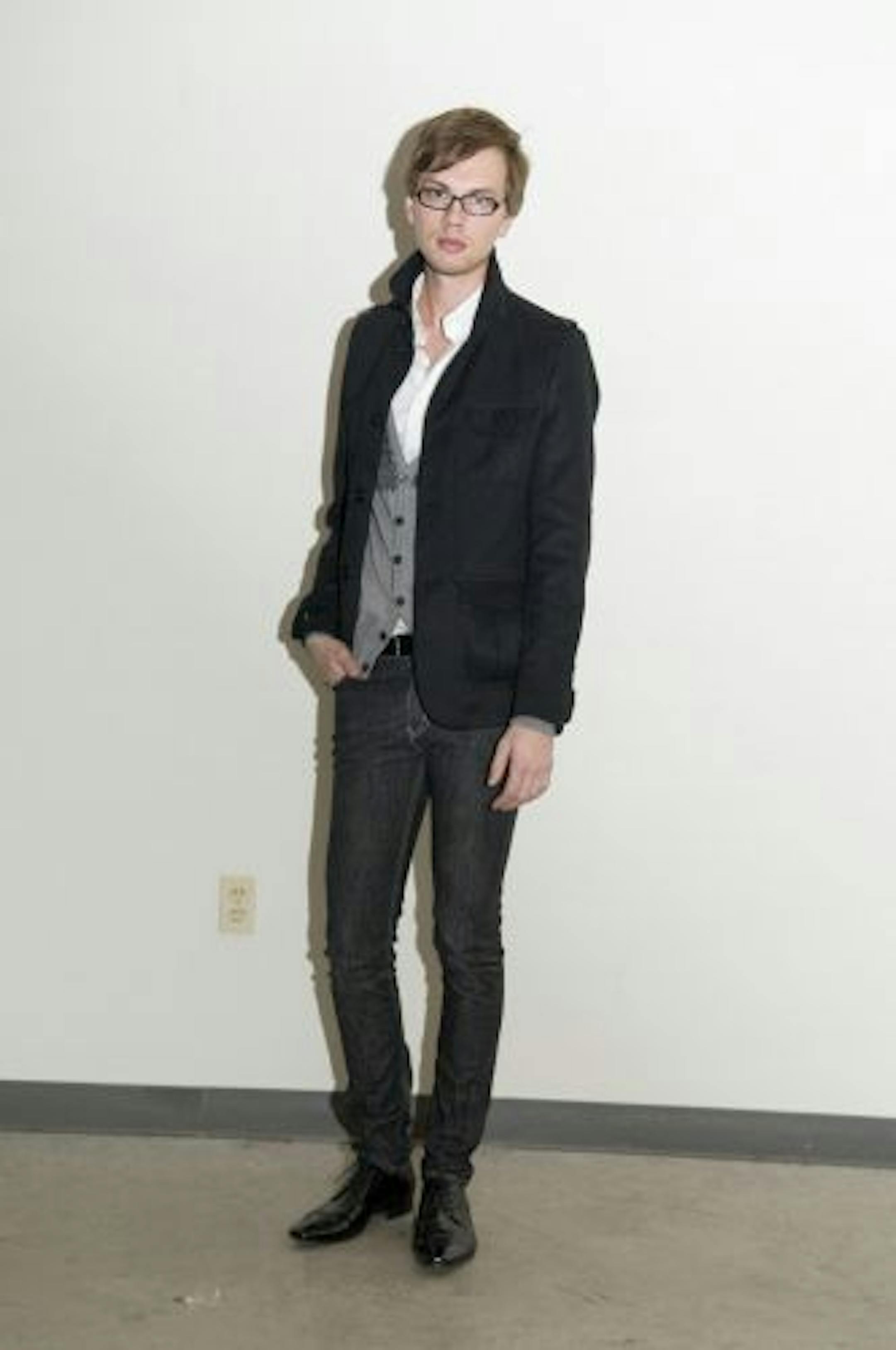 Jeffrey Bryce Bordenkecher at the Pale Rider fashion show.