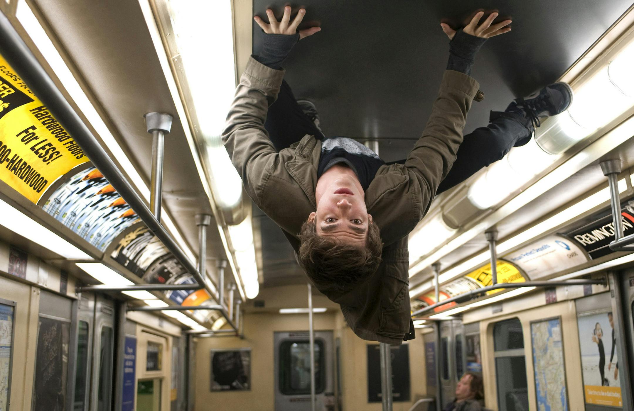 Andrew Garfield in "The Amazing Spider-Man." ORG XMIT: MIN2013031811484035