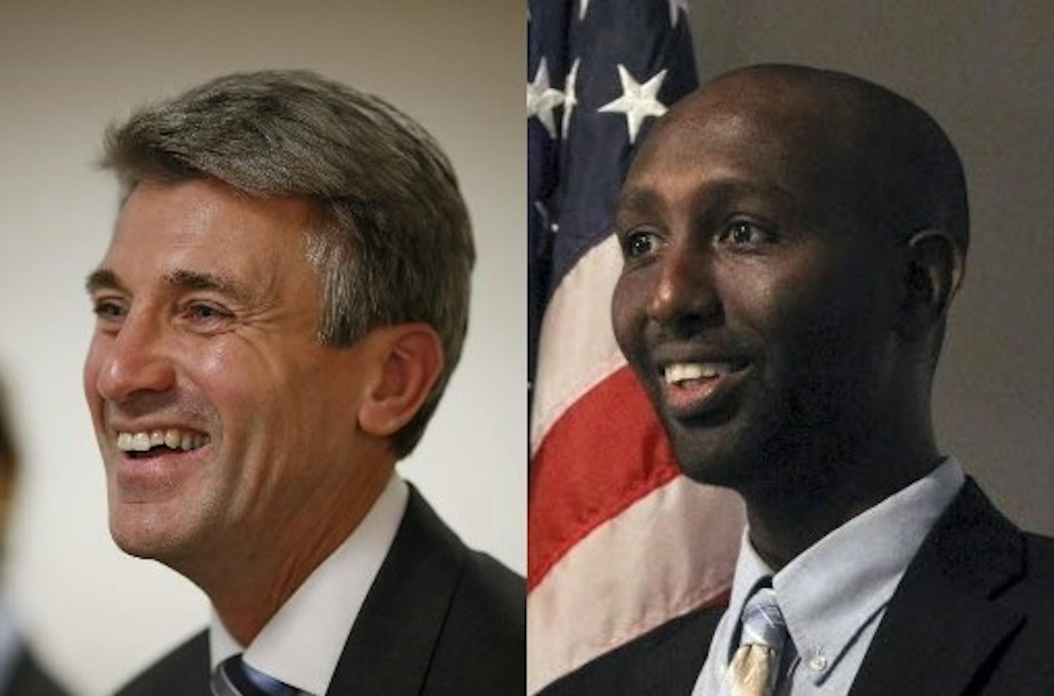 R.T. Rybak (left), Mohamud Noor