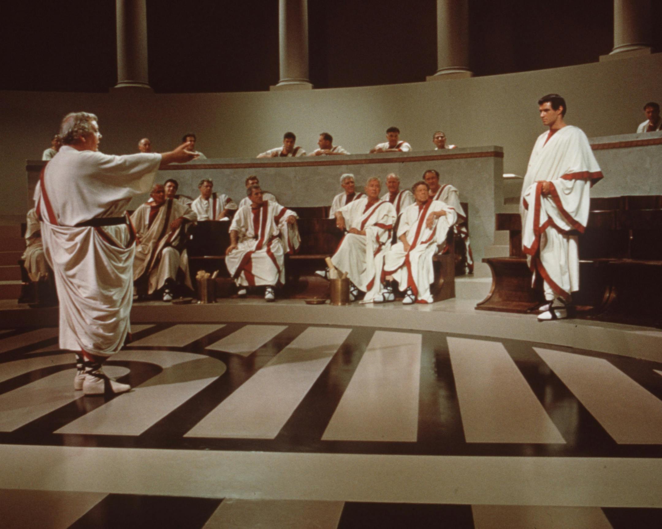 Scene from the movie SPARTACUS, directed by Stanley Kubrick. Handout photo from Universal Pictures, courtesy of Photofest.