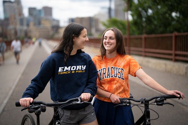 Twins Ellie Long and Abby Long, both 20, like to visit their hometown in the summer, but plan to move away from the Twin Cities. 