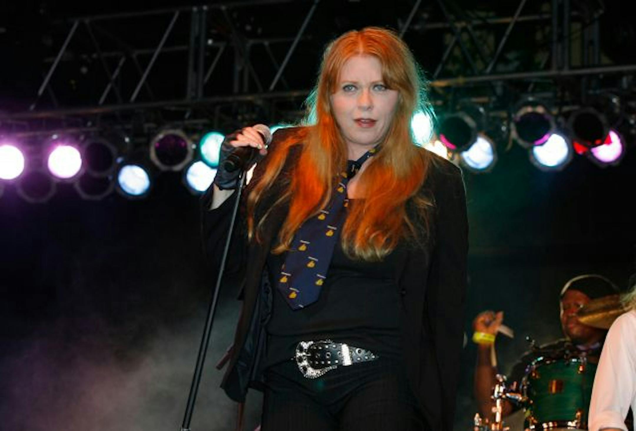 Bebe Buell performs at the LBGT Pride festival held on June 10, 2007 in West Hollywood California
