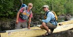 Photo courtesy of Nate Ptacek. Dave and Amy Freeman paddle on their way to D.C. to bring attention to saving the Boundary Waters.