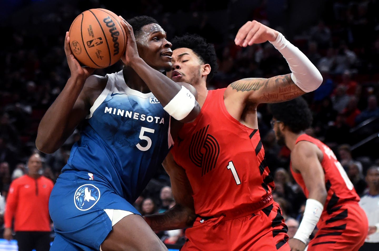 Timberwolves Beat Trail Blazers; Anthony Edwards Scores 41 In 121-109 Win