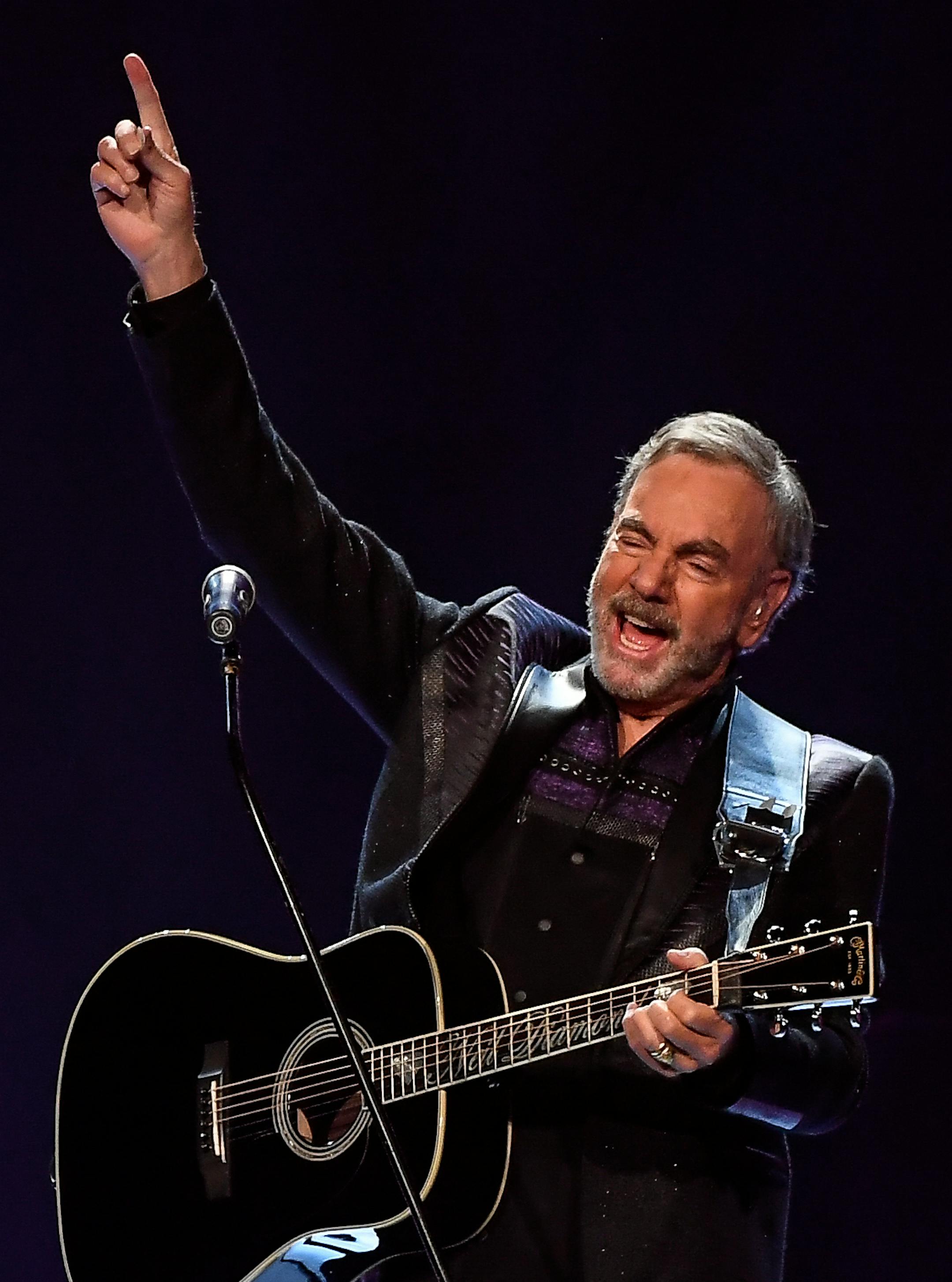 Neil Diamond performed Wednesday, May 24, 2017 at Xcel Energy Center in St. Paul, Minn. ] AARON LAVINSKY ï aaron.lavinsky@startribune.com Neil Diamond performed Wednesday, May 24, 2017 at Xcel Energy Center in St. Paul, Minn.