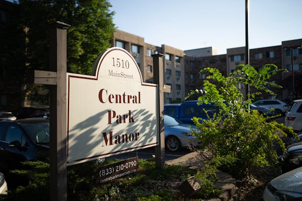 An exterior shot from June of the Central Park Manor apartments in Hopkins, one of the buildings owned by Investment Property Group. 