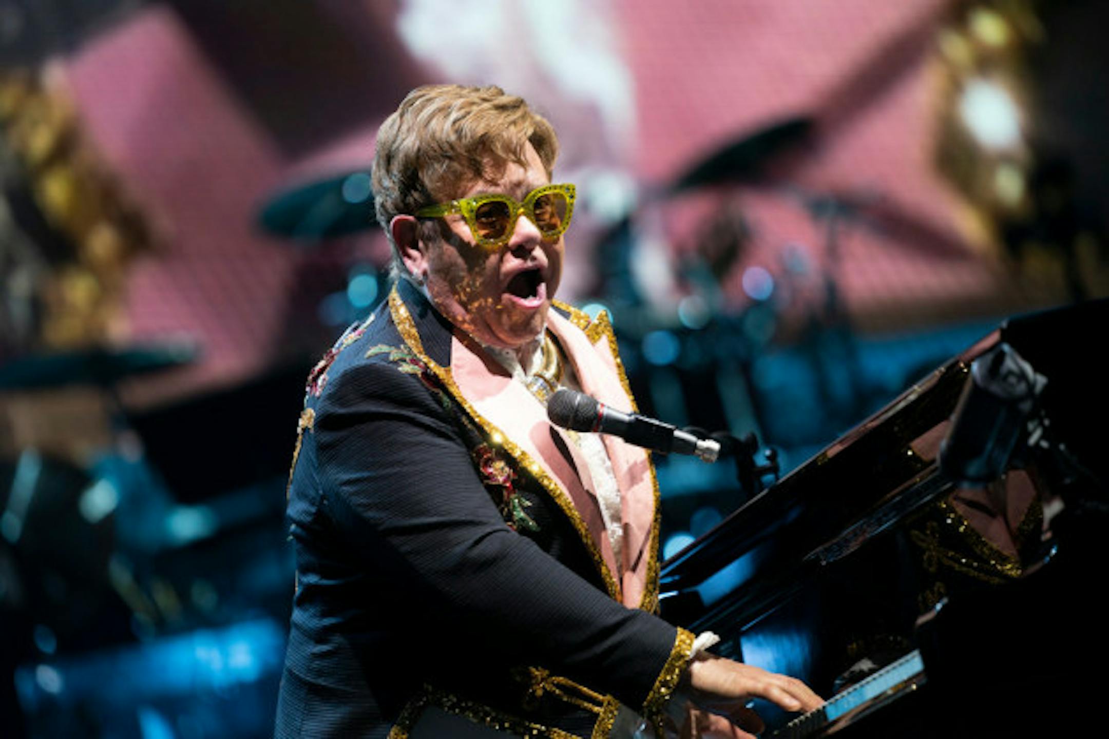 Elton John at Target Center in 2019/ Star Tribune photo by Renee Jones Schneider