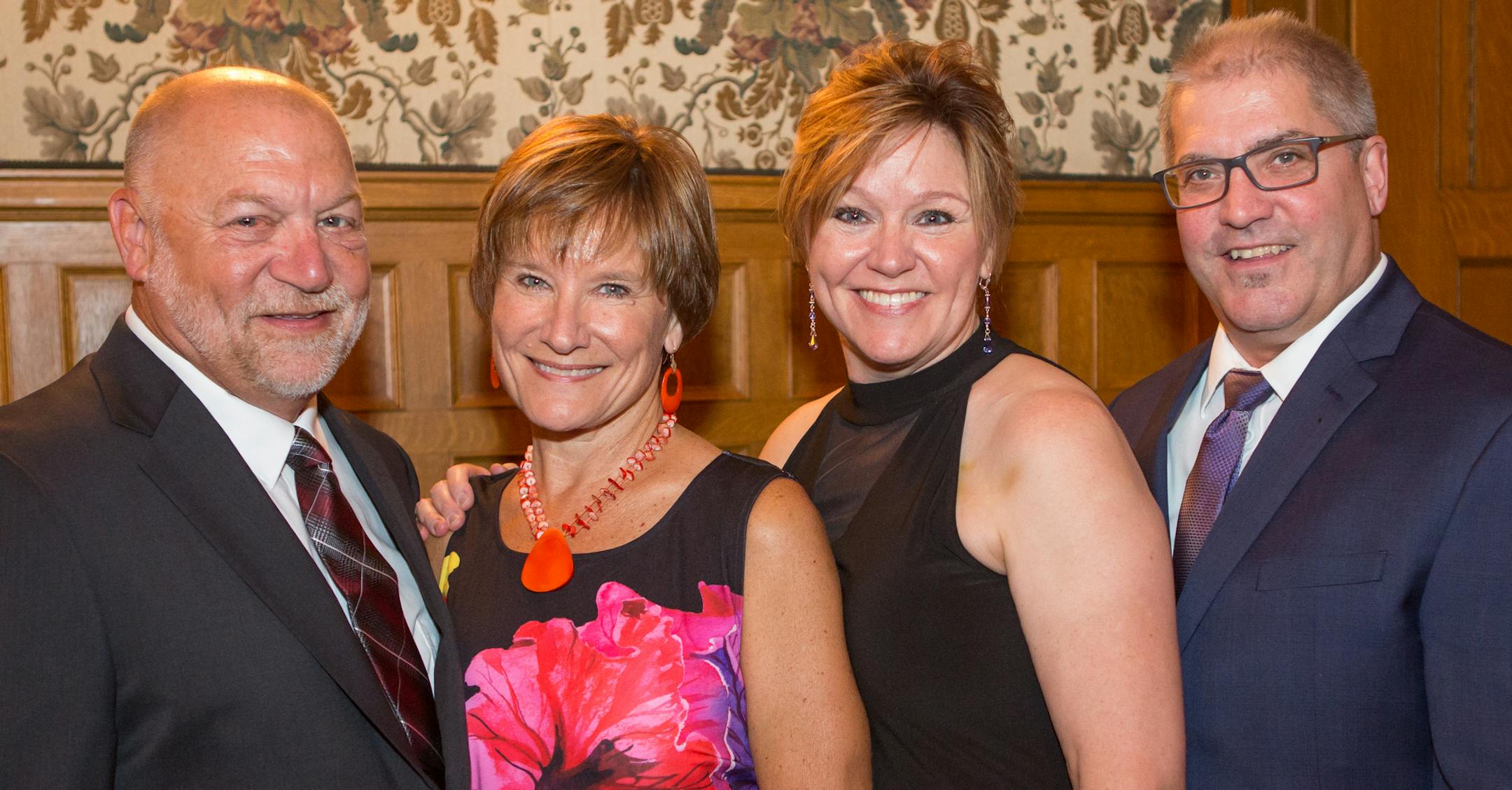 Dan and Martha Cummings with AngelHair founder Carolyn and Brian Anderson.