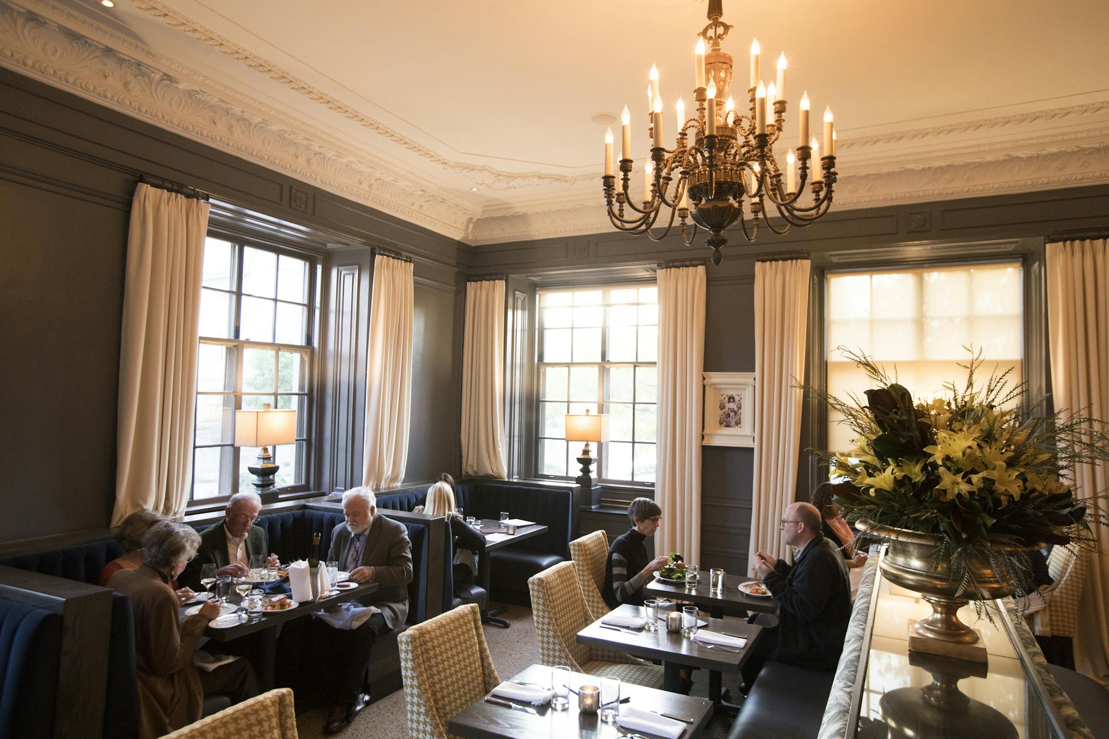 The dining room at 510 Lounge.