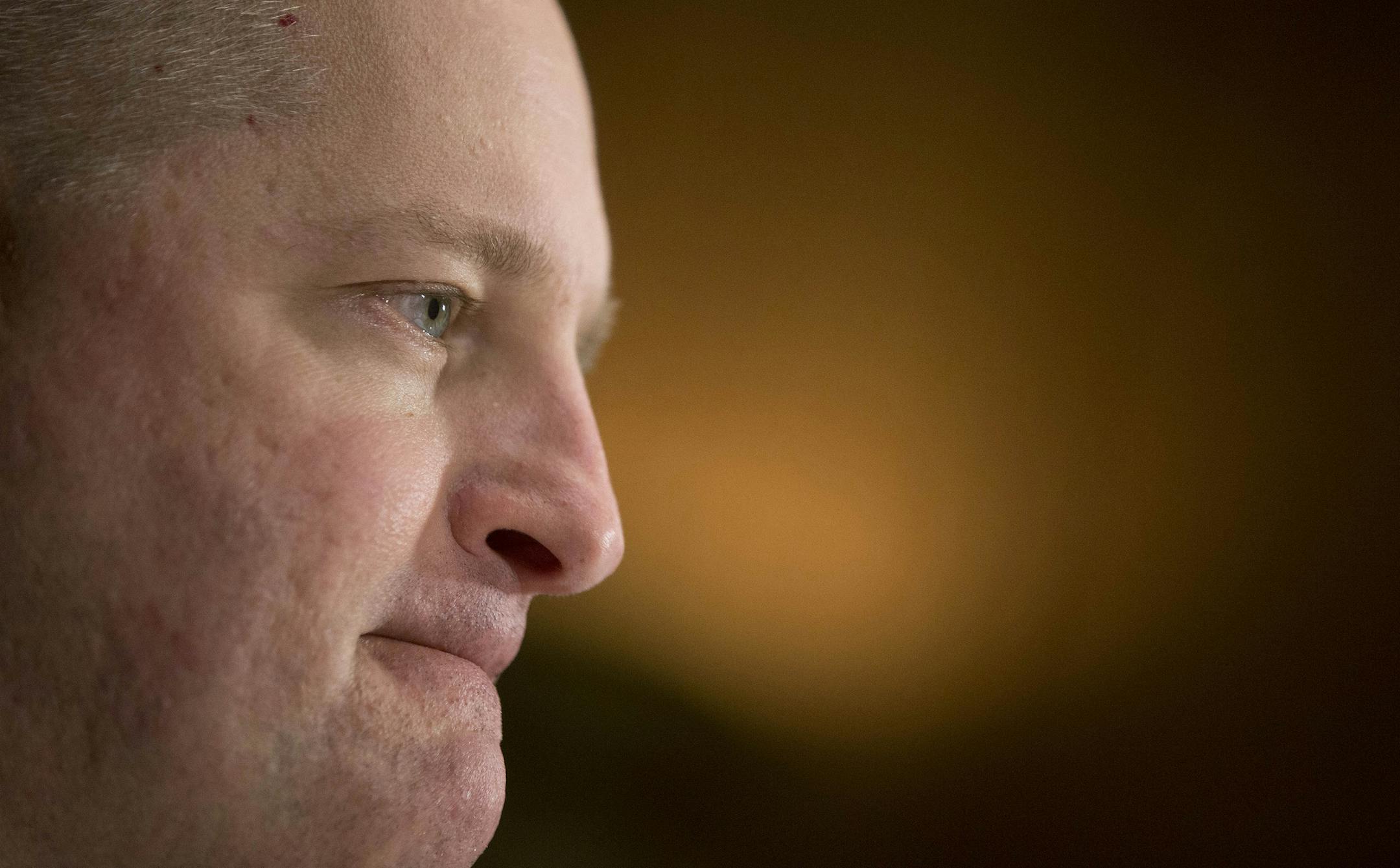 John Mulligan, executive vice president and chief financial officer of Target Corp., listens during a Senate Judiciary Committee hearing in Washington, D.C., U.S., on Tuesday, Feb. 4, 2014. Recent cyberattacks on payment systems at Target Corp. and other U.S. retailers show that U.S. laws designed to protect consumer data need updating, lawmakers said yesterday at the first of three congressional hearings on the matter. Photographer: Andrew Harrer/Bloomberg *** Local Caption *** John Mulligan OR