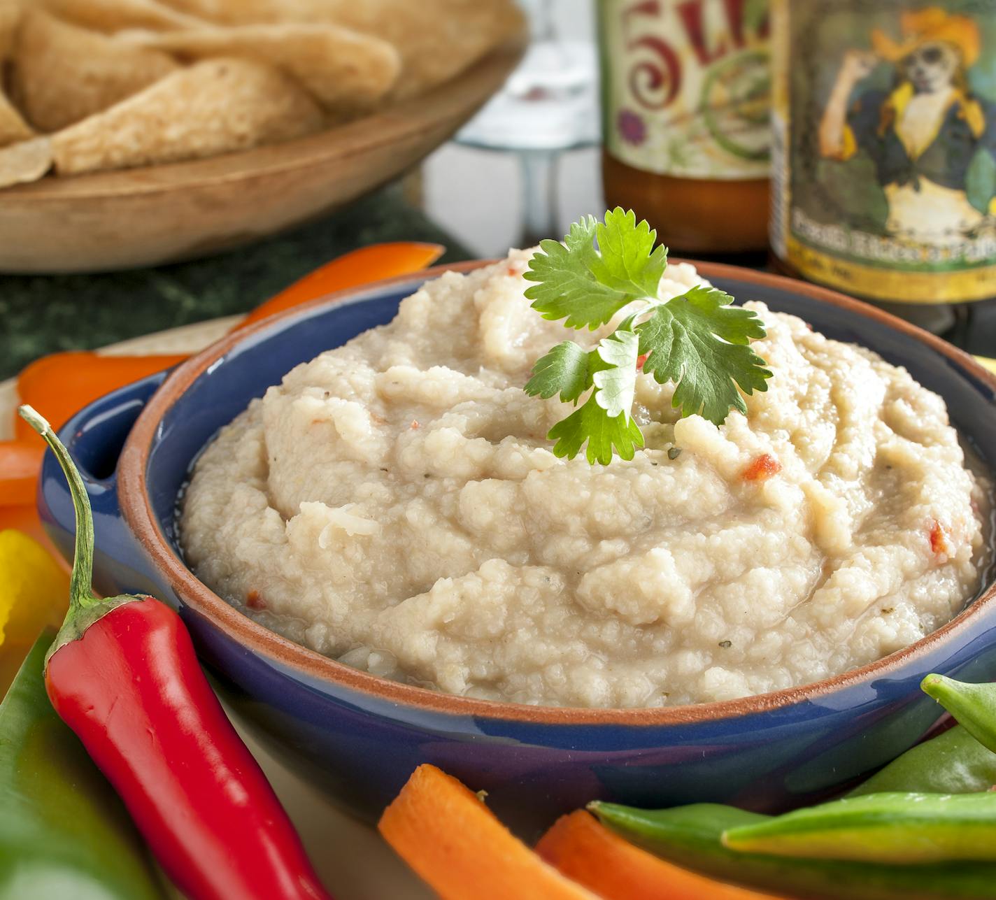 A spicy dip made with tepary beans, a variety native to Arizona. (Bill Hogan/Chicago Tribune/TNS) ORG XMIT: 1162955