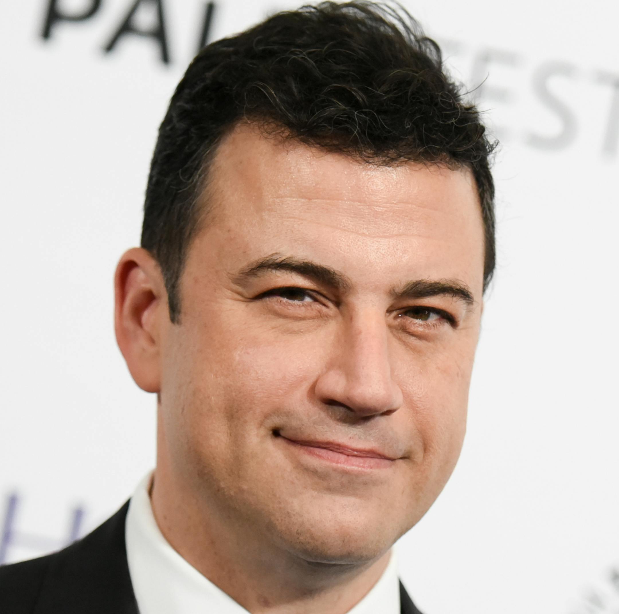 FILE - In this March 8, 2015, file photo, Jimmy Kimmel arrives at the 32nd Annual Paleyfest : "Scandal" held at The Dolby Theatre in Los Angeles. Kimmel's contract with ABC has been extended through 2019. (Photo by Richard Shotwell/Invision/AP, File)