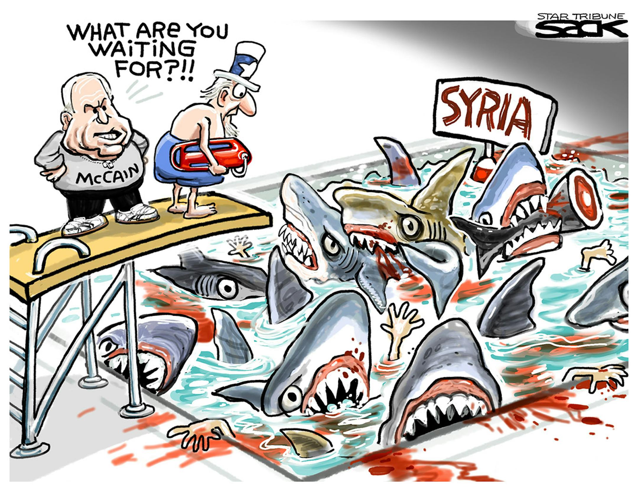 Steve Sack editorial cartoon for June 10, 2013.