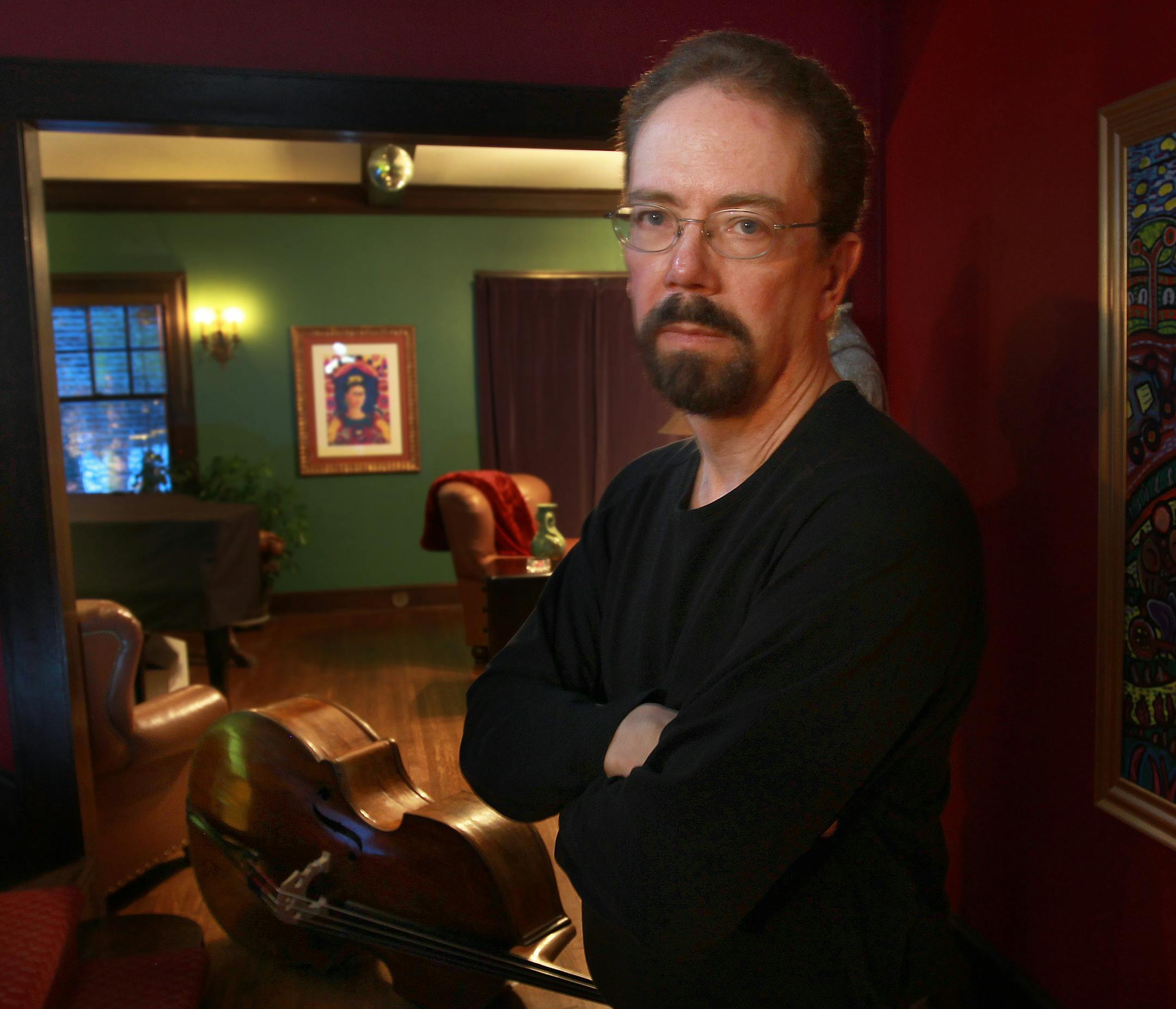 William Schirckel is a bassist with the MN orchestra , while locked out he is doing some conducting jobs. He has been with the orchestrasince he won the position at age 21. ] TOM WALLACE ‚Ä¢ twallace@startribune.com _ Assignments #20027789A_ February 20, 2013_ SLUG: xxxxxx orch022213.bass_ EXTRA INFORMATION: Graydon doing a story for news on the impact the lock out has had on musicians, and the 'trickle down' effect locked out musicians have had on freelance musicians