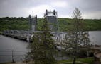 The old lift bridge in Stillwater Friday afternoon.