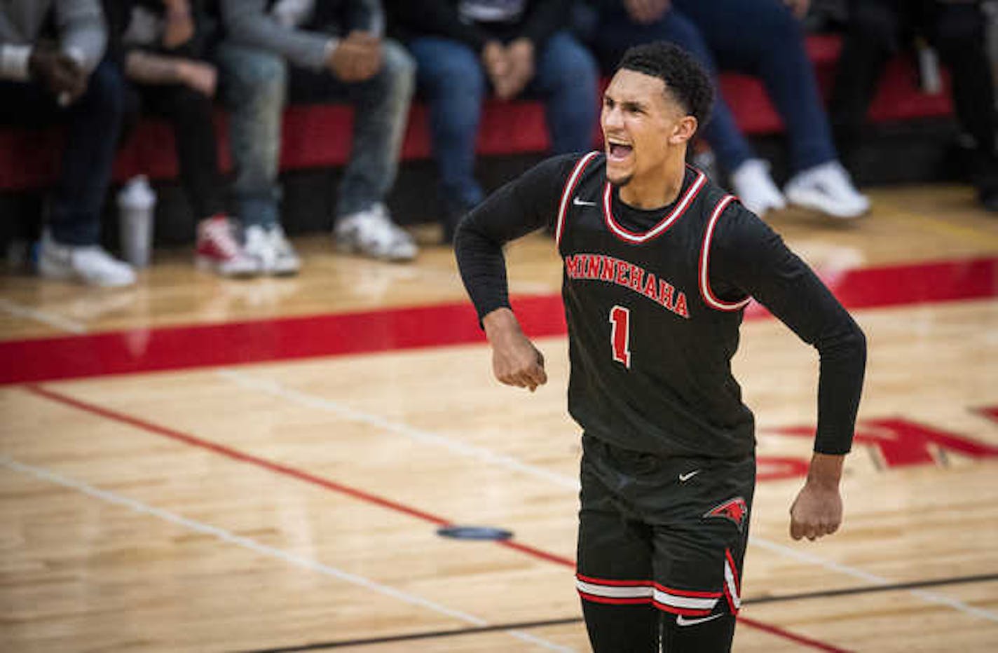 Jalen Suggs of Minnehaha Academy is the first two-time winner of the Star Tribune All-Metro Male Athlete of the Year Award.