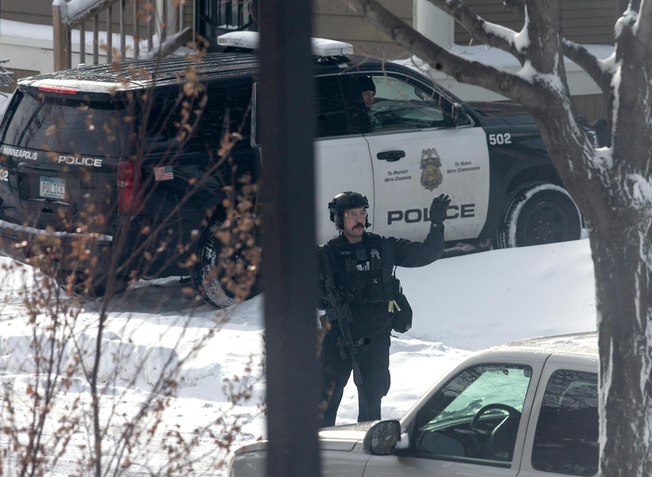 Authorities responded to the scene of a shooting at the 2700 block of Oakland Avenue South in Minneapolis.