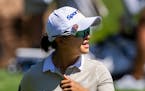 Sei Young Kim walks off the course after finishing her round in the LPGA T-Mobile Match Play on Wednesday in North Las Vegas, Nev.
