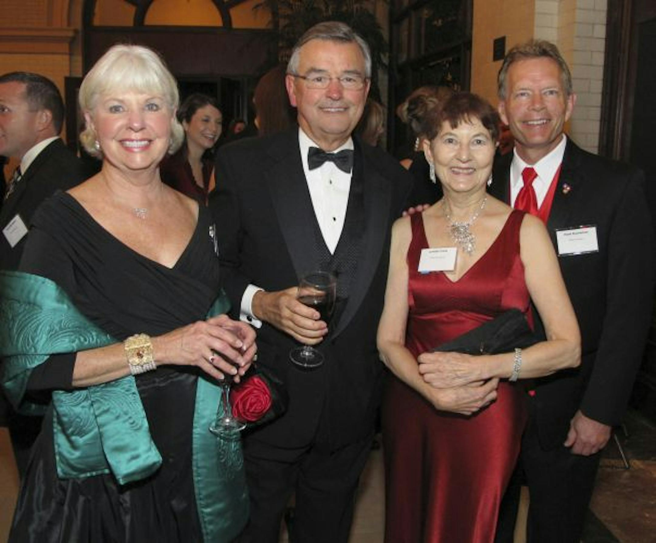 Sally and Robert Hauser, Lynette Crane and Hank Kucheman
