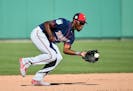 Twins shortstop Nick Gordon fielded the ball during a spring training game earlier this month.