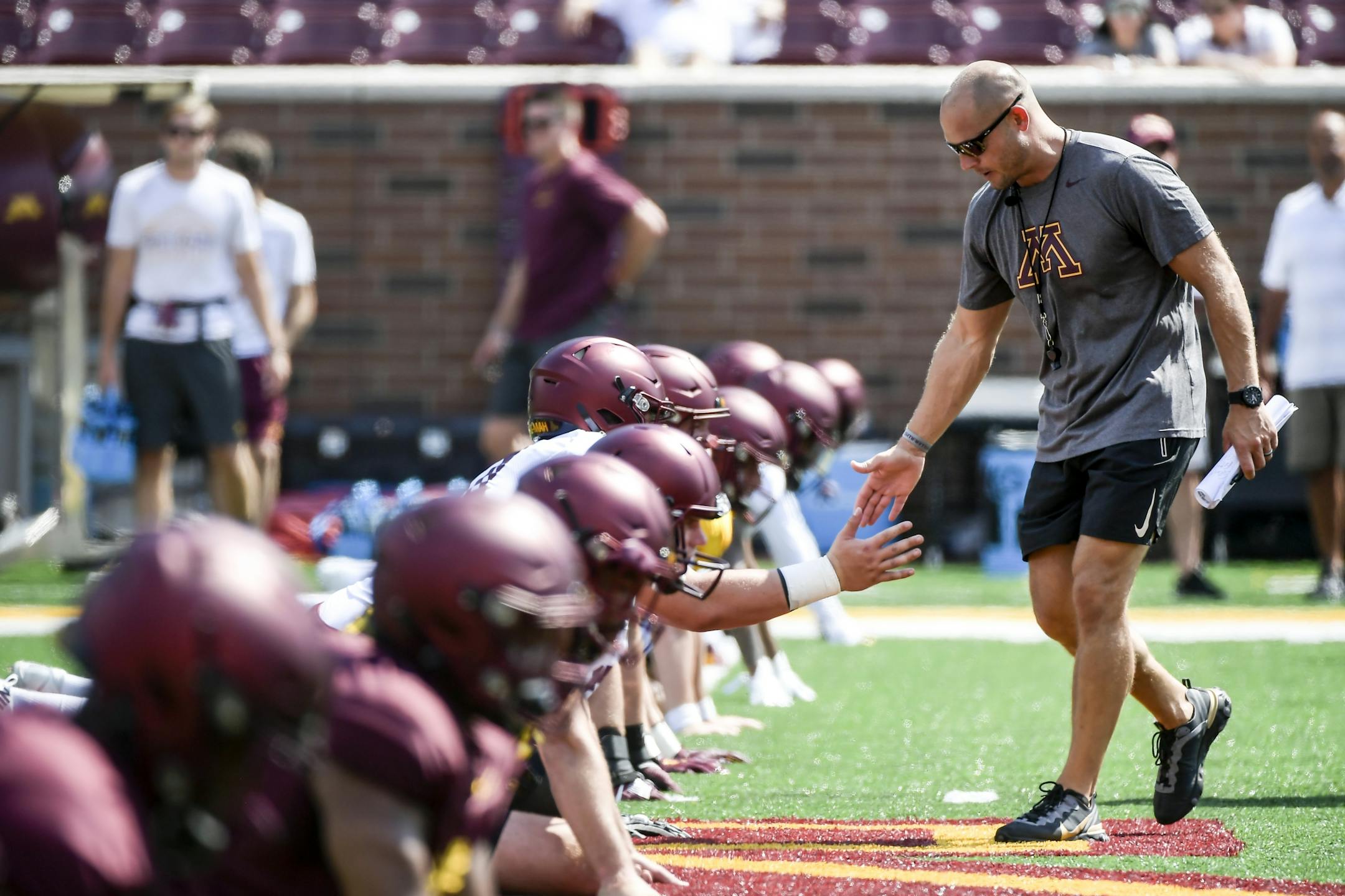 Gophers head coach P.J. Fleck