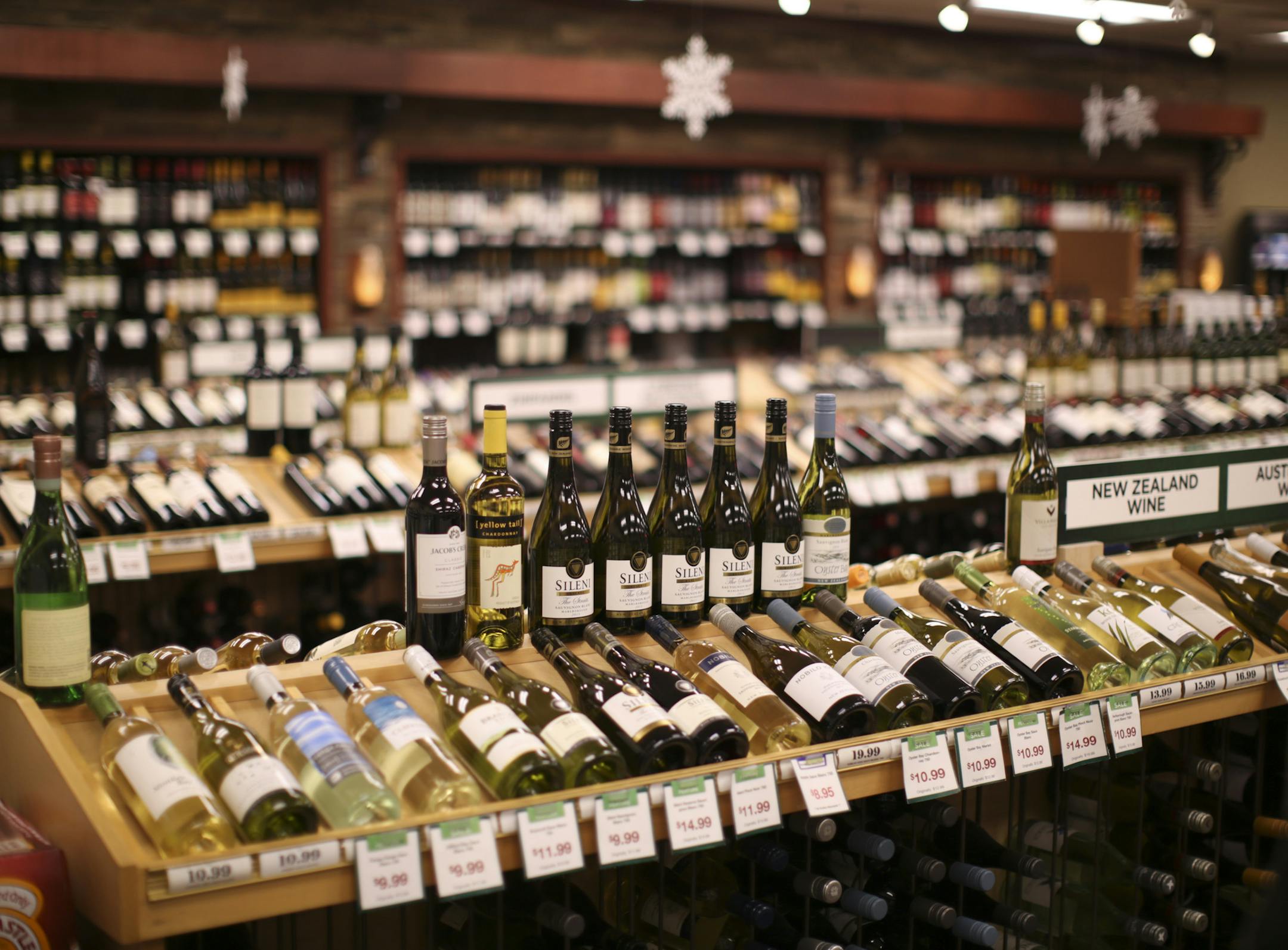Decorative stone details and recessed shelving for wine were part of the renovation in the Edina Liquor store at 50th & France Wednesday afternoon. ] JEFF WHEELER &#x201a;&#xc4;&#xa2; jeff.wheeler@startribune.com The coming year could prove to be a test of municipal liquor's ability to hold its own against an increasingly crowded field of competitors. The city-owned Edina Liquor store at 50th & France recently underwent a $300,000 remodel - one of the things muni liquor stores are doing to hold