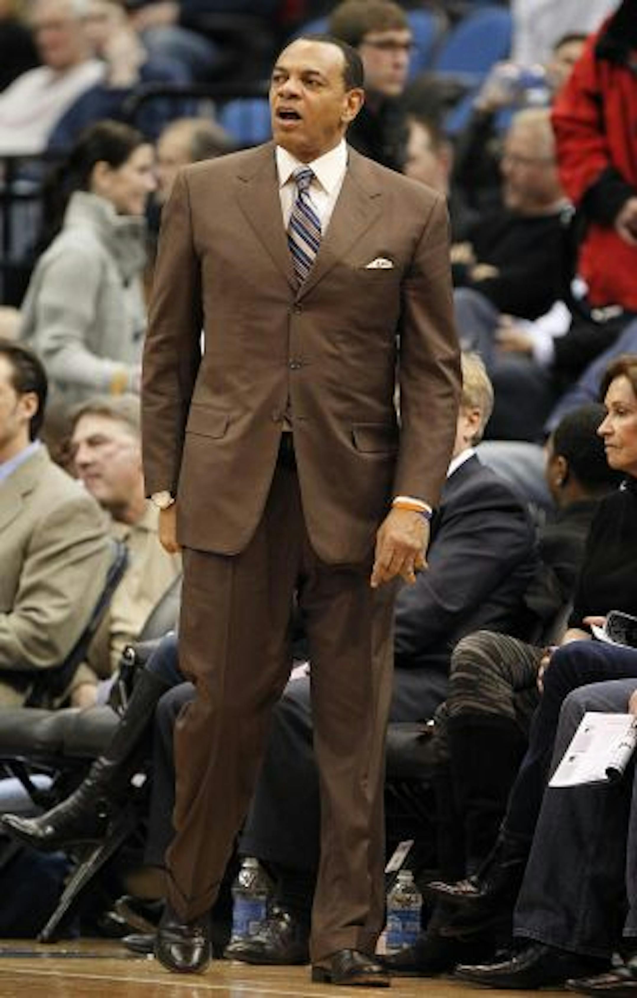 Grizzlies coach Lionel Hollins. His son, Austin, is a freshman for the Gophers basketball team.