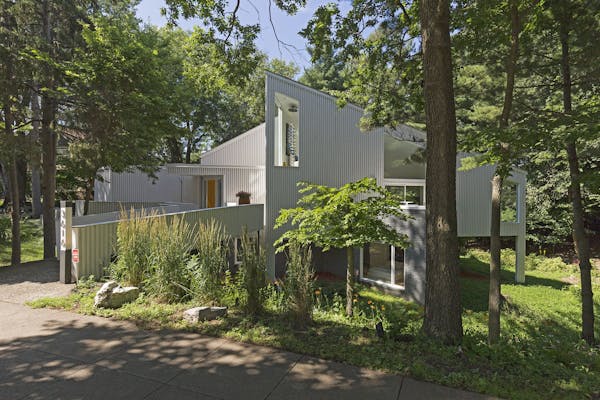 This Minneapolis house was built in 1973 and designed in the shape of the Star of David