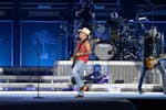 Kenny Chesney thanked the Vikings for letting him workout at TCO Performance Center before he rocked their stadium later Saturday.