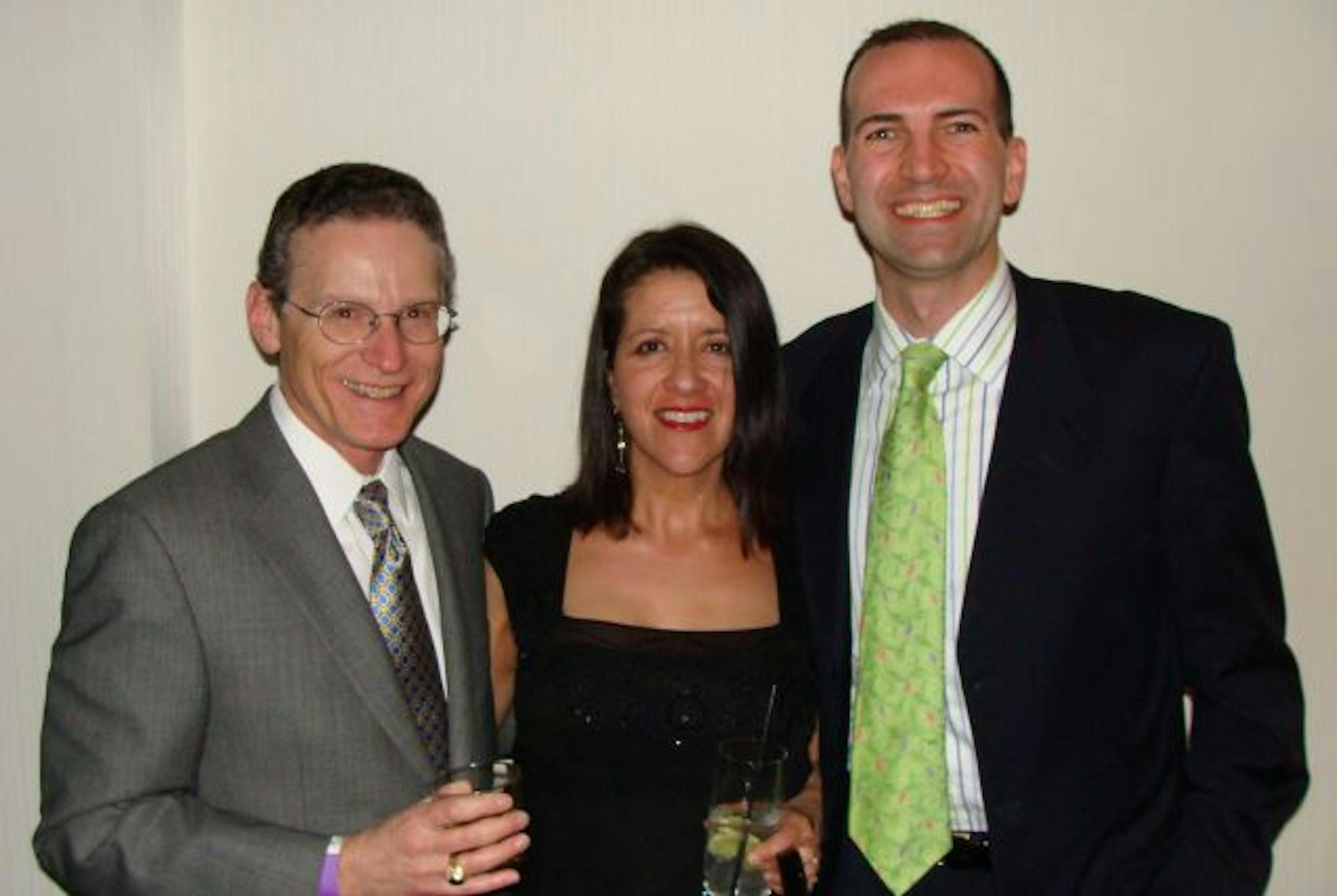 Judge Mark Wernick with attorneys Sarah MacGillis of MacGillis Law P.A. and Jim MacGillis of Trepanier & MacGillis P.A.