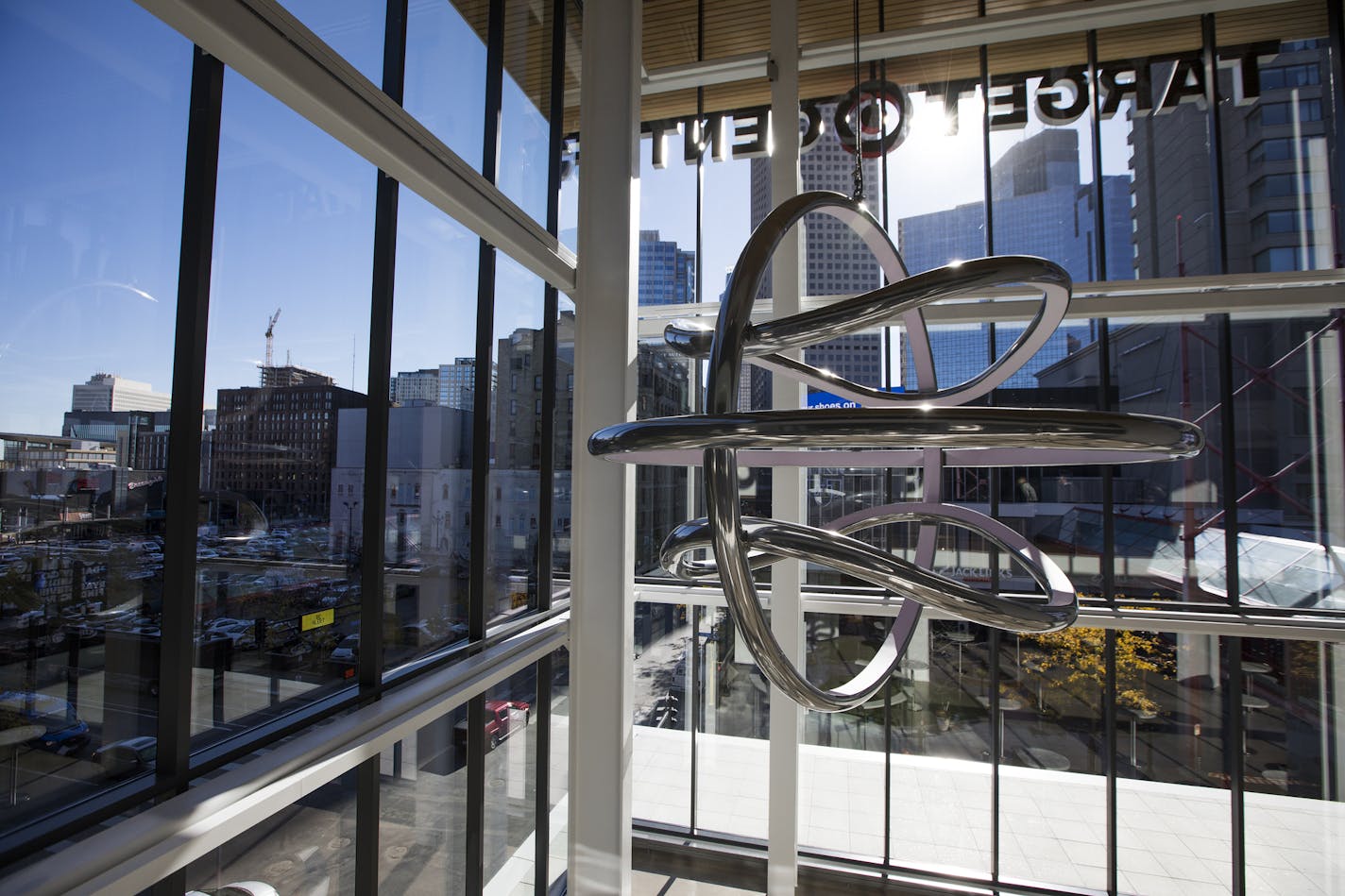 The view from the Treasure Island Premium Level Chairman's Club. ] LEILA NAVIDI &#xef; leila.navidi@startribune.com BACKGROUND INFORMATION: Media tour of the newly renovated Target Center in Minneapolis on Monday, October 16, 2017.