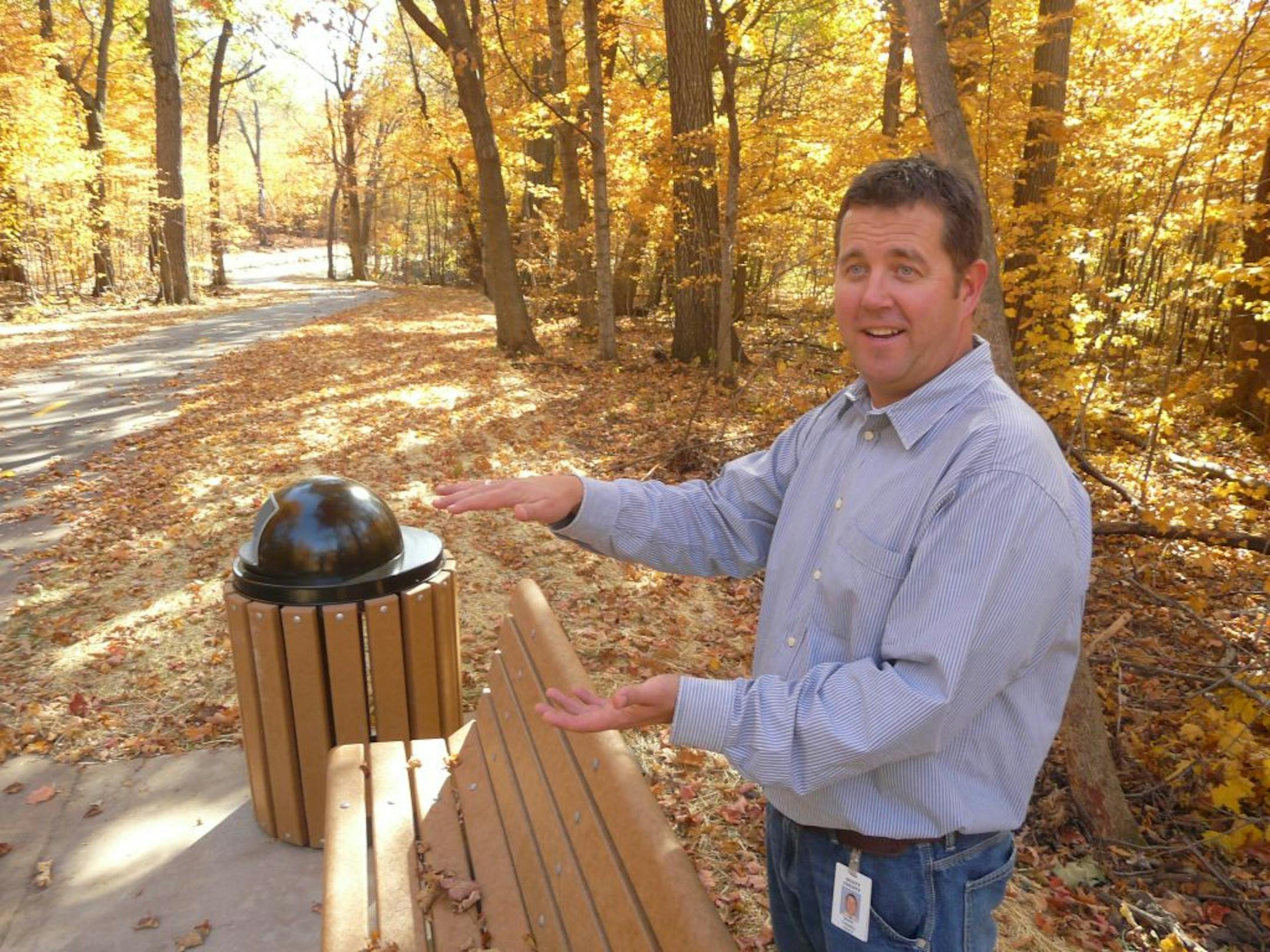 Scott County parks and trails chief Mark Themig.