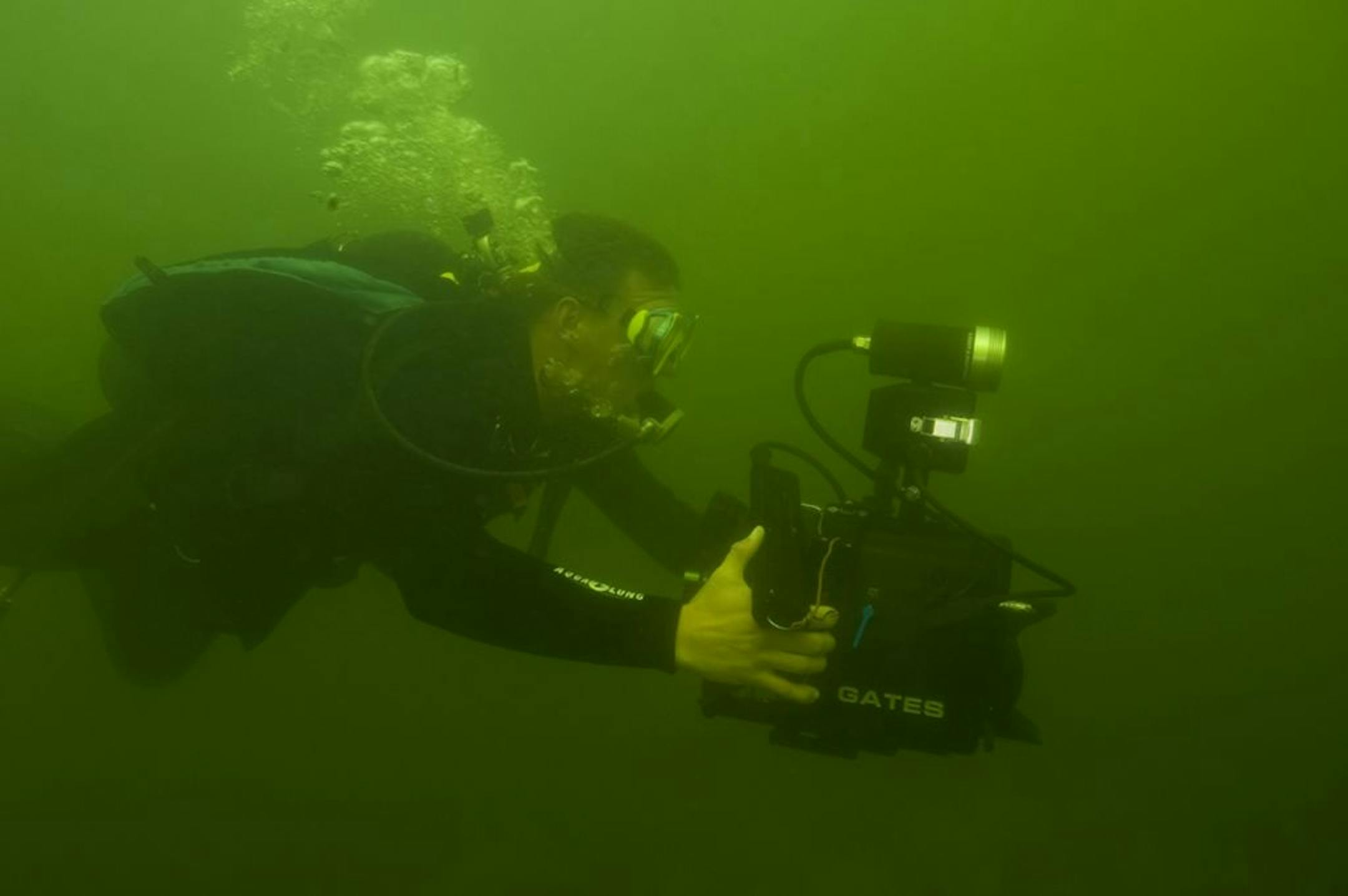 Underwater photography is among Bill Lindner specialties. Lindner helped produce the DNR's recently released videos about invasive species in Minnesota.