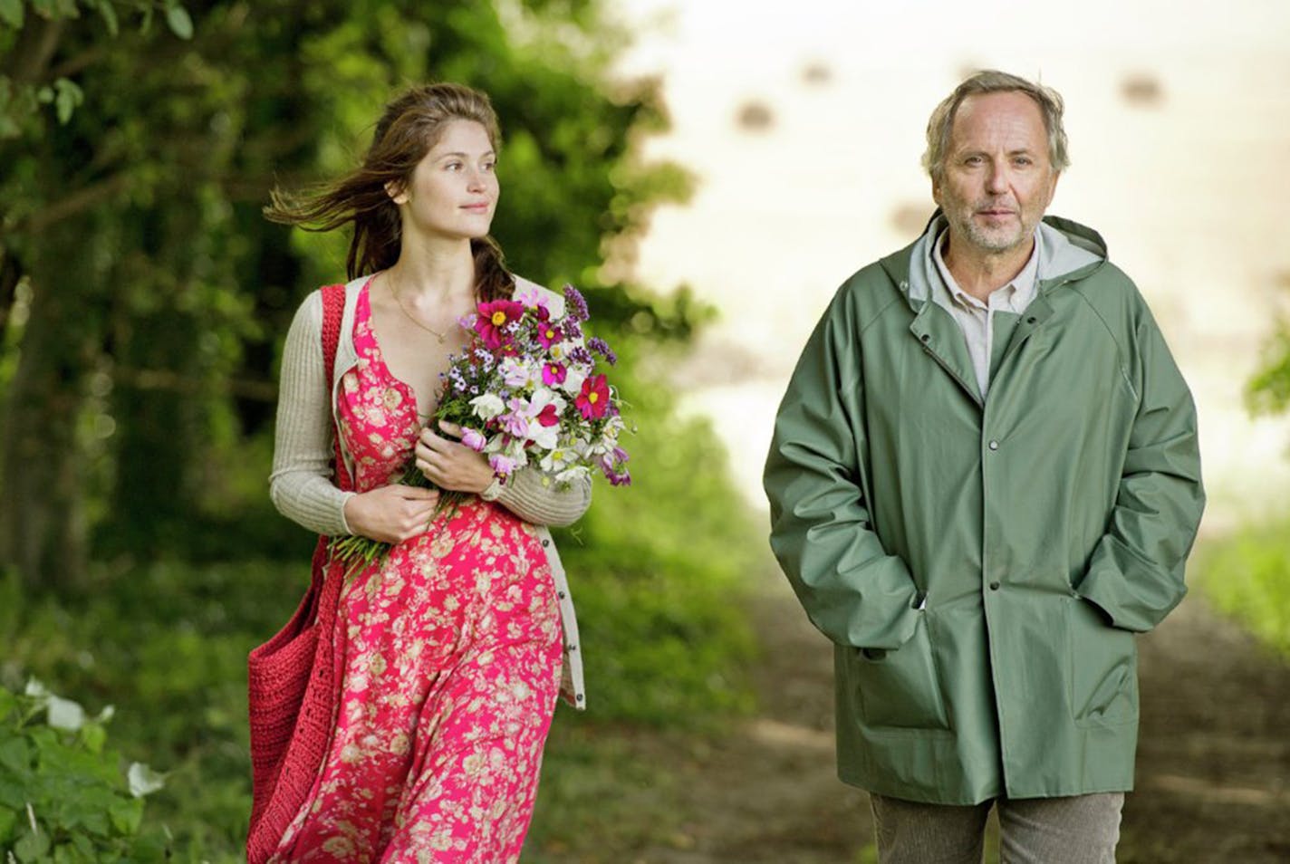 Still of Gemma Arterton and Fabrice Luchini in "Gemma Bovery." (Jerome Prebois/Music Box Films) ORG XMIT: 1168489