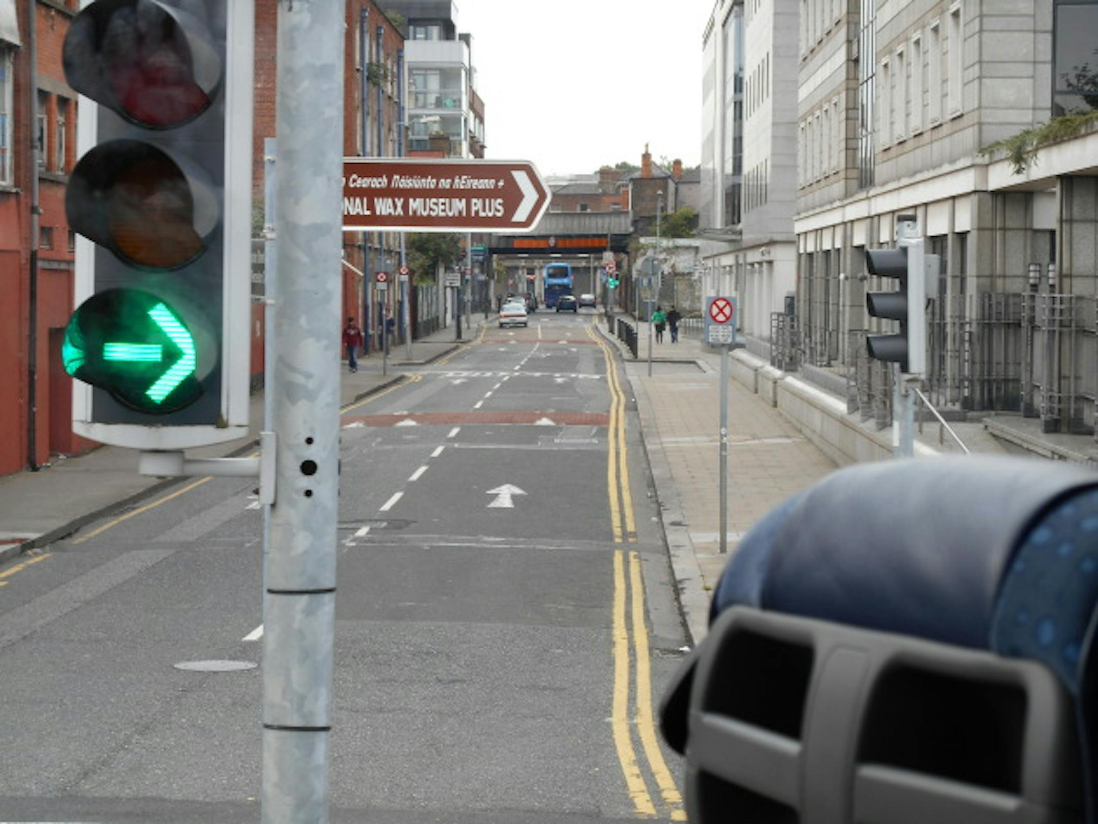 An average road in Dublin