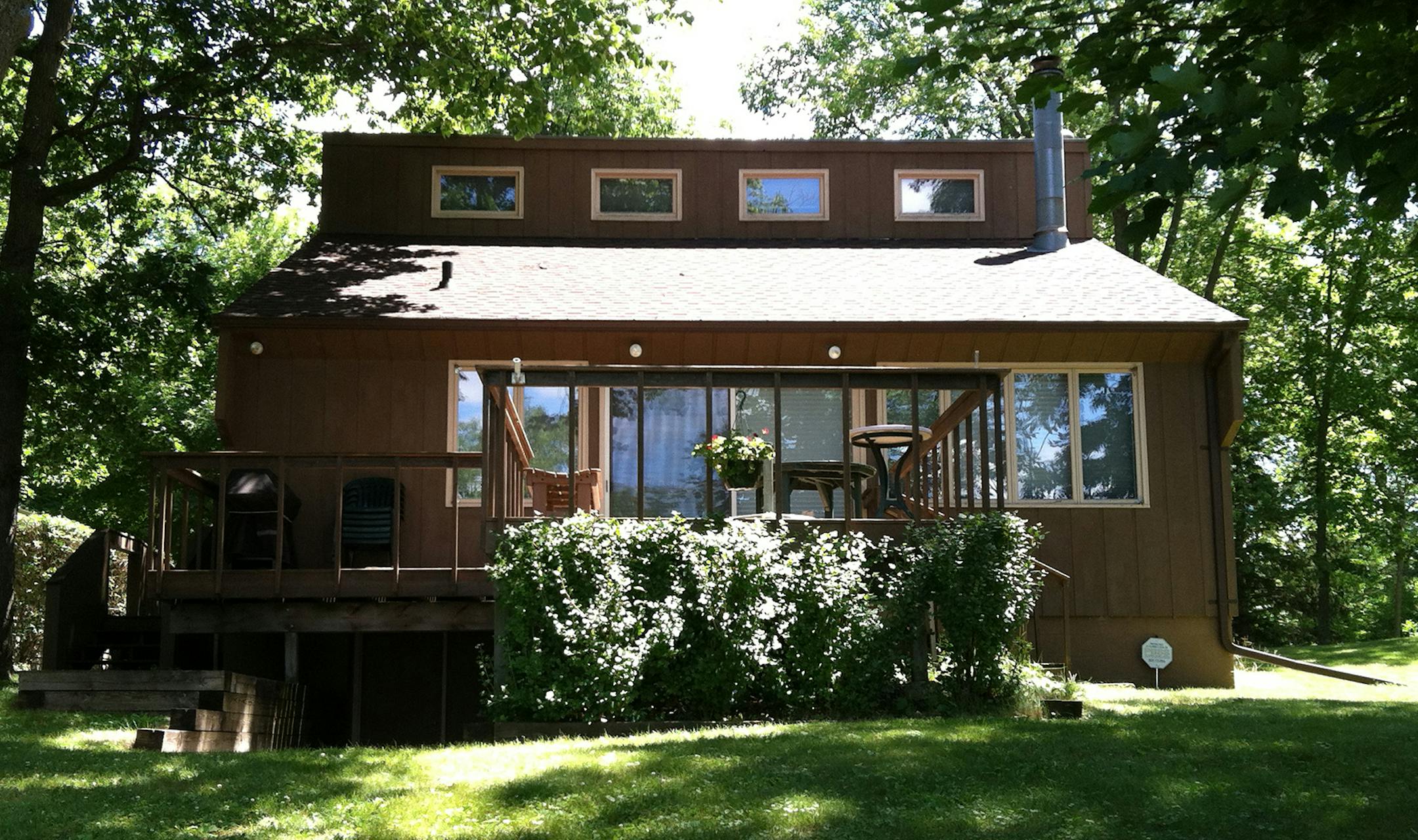 Tom and Marie Mattison of Edina, cabin for Outdoors Weekend.